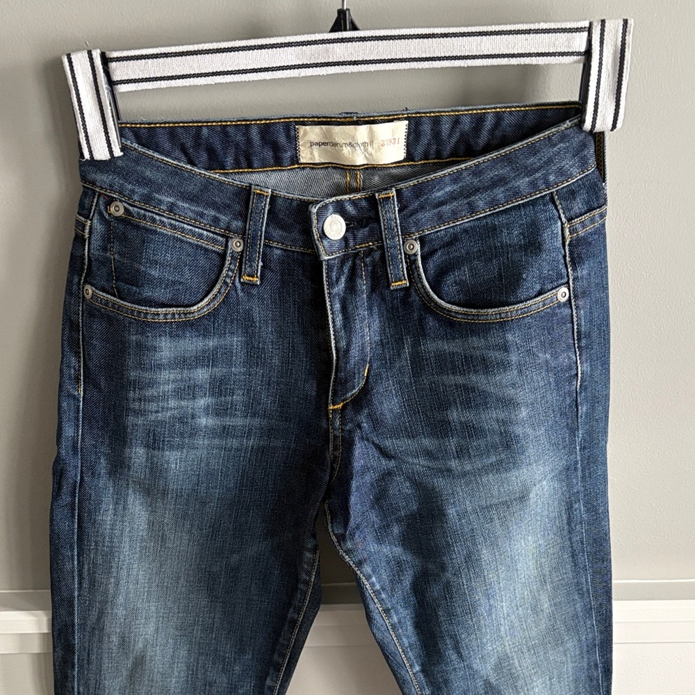 Paper Denim & Cloth Dark Blue Bootcut Jeans - Picture 2 of 5